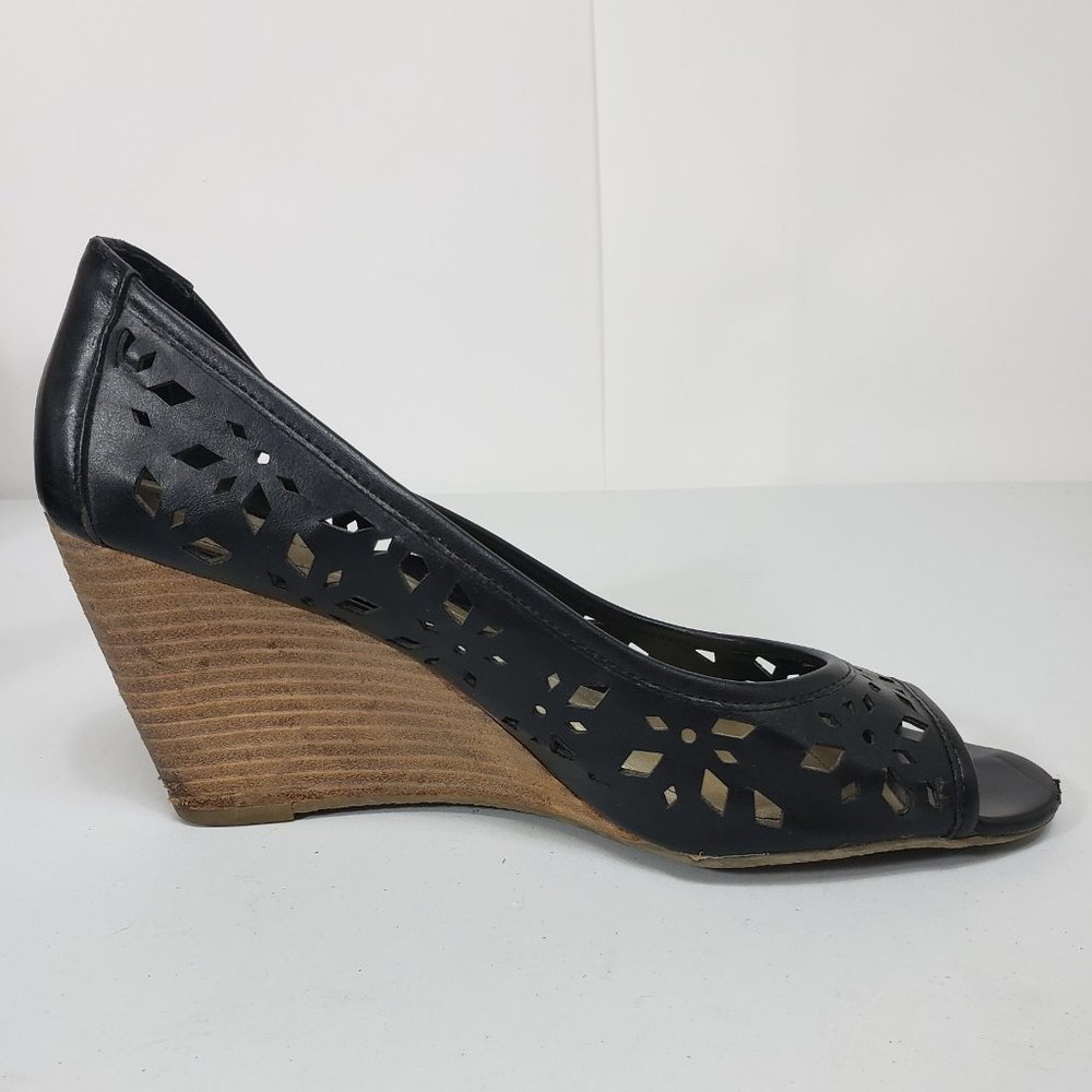 Merona Wedges Black Brown 9